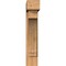 Ekena Millwork Imperial Block Smooth Bracket w/ Offset Brace, Western Red Cedar, 7 1/2"W x 28"D x 40"H BKT0806X28X40IMP05SWR - alternate 2